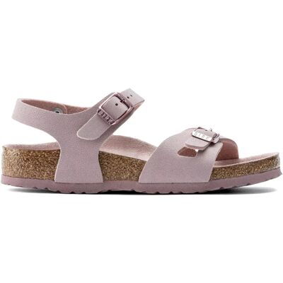 Sandales cuir nubuck fille Birkenstock Rio Birko-Flor Violet 38 Étroit - Publicité Sandales cuir nubuck fille Birkenstock Rio Birko-Flor Violet 38 Étroit - Publicité