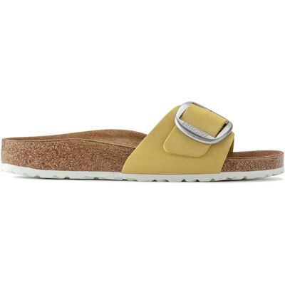 Mules cuir nubuck femme Birkenstock Madrid Jaune 37 Étroit - Publicité Mules cuir nubuck femme Birkenstock Madrid Jaune 37 Étroit - Publicité