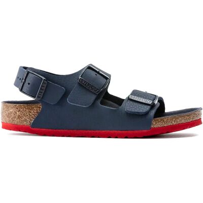 Sandales enfant Birkenstock Milano Kids BF Desert Bleu 34 Étroit - Publicité Sandales enfant Birkenstock Milano Kids BF Desert Bleu 34 Étroit - Publicité