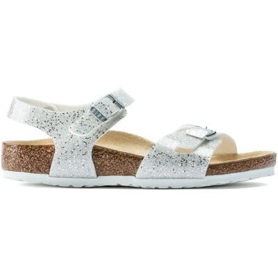 Sandales fille Birkenstock Rio Birko-Flor Blanc 36 - Publicité Sandales fille Birkenstock Rio Birko-Flor Blanc 36 - Publicité