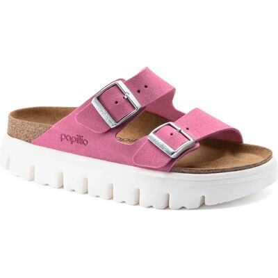 Mules compensées femme Birkenstock Arizona Platform Rose 38 Étroit - Publicité Mules compensées femme Birkenstock Arizona Platform Rose 38 Étroit - Publicité
