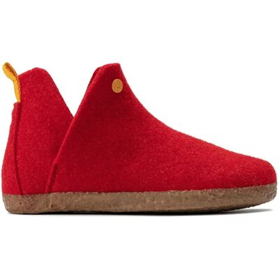 Chaussons en laine enfant Birkenstock Andermatt Rouge 27 Étroit - Publicité Chaussons en laine enfant Birkenstock Andermatt Rouge 27 Étroit - Publicité