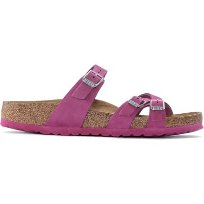 Sandales cuir nubuck femme Birkenstock Franca Rose 36 - Publicité Sandales cuir nubuck femme Birkenstock Franca Rose 36 - Publicité