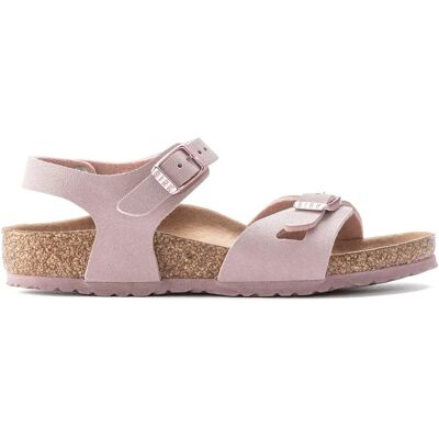 Sandales cuir nubuck jeune fille Birkenstock Rio Birko-Flor Violet 34 - Publicité Sandales cuir nubuck jeune fille Birkenstock Rio Birko-Flor Violet 34 - Publicité