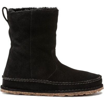 Bottines cuir suède femme Birkenstock Lahti Noir 37 - Publicité Bottines cuir suède femme Birkenstock Lahti Noir 37 - Publicité