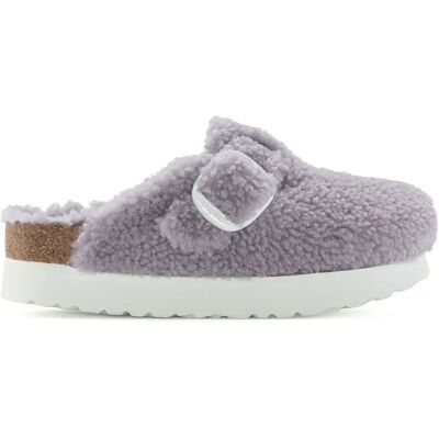 Sabots femme Birkenstock Boston Big Buckle Platform Fur Violet 40 Étroit - Publicité Sabots femme Birkenstock Boston Big Buckle Platform Fur Violet 40 Étroit - Publicité