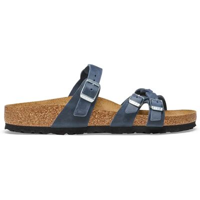 Mules femme Birkenstock Franca Braid Bleu 36 Étroit - Publicité Mules femme Birkenstock Franca Braid Bleu 36 Étroit - Publicité