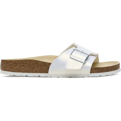 Mules femme Birkenstock Catalina BS Blanc 38 Étroit - Publicité Mules femme Birkenstock Catalina BS Blanc 38 Étroit - Publicité