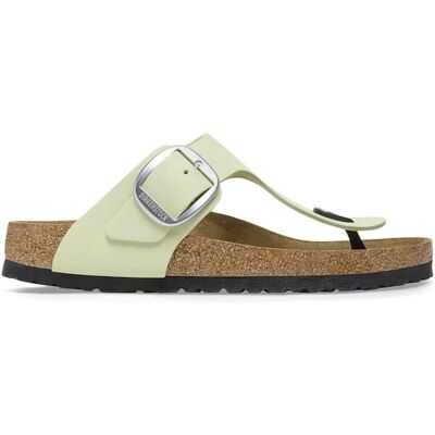 Tongs femme Birkenstock Gizeh Big Buckle Nubuck Leather Vert 42 Étroit - Publicité Tongs femme Birkenstock Gizeh Big Buckle Nubuck Leather Vert 42 Étroit - Publicité