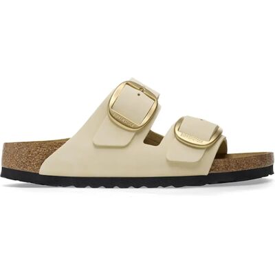 Mules femme Birkenstock Arizona Big Buckle Nubuck Leather Beige 43 - Publicité Mules femme Birkenstock Arizona Big Buckle Nubuck Leather Beige 43 - Publicité
