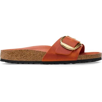 Sandales femme Birkenstock Madrid Big Buckle Oiled Leather Orange 35 Étroit - Publicité Sandales femme Birkenstock Madrid Big Buckle Oiled Leather Orange 35 Étroit - Publicité