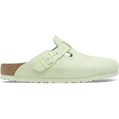 Sabots Birkenstock Boston BS Suede Leather Vert 41 - Publicité Sabots Birkenstock Boston BS Suede Leather Vert 41 - Publicité