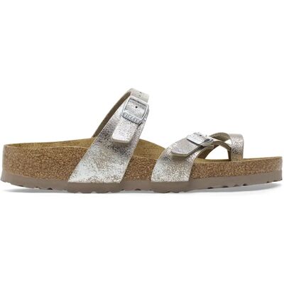 Sandales femme Birkenstock Mayari Synthetics Argenté 38 - Publicité Sandales femme Birkenstock Mayari Synthetics Argenté 38 - Publicité
