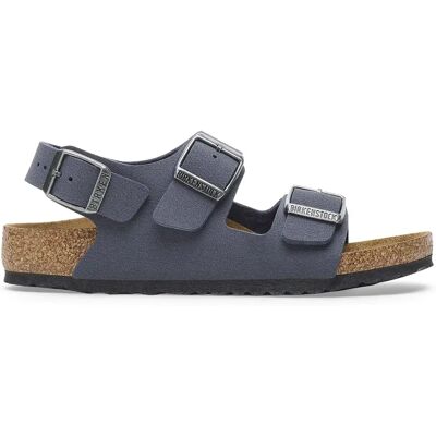 Sandales enfant Birkenstock Milano Birko-Flor Nubuck Bleu 30 Étroit - Publicité Sandales enfant Birkenstock Milano Birko-Flor Nubuck Bleu 30 Étroit - Publicité
