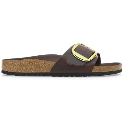 Sandales femme Birkenstock Madrid Big Buckle Oiled Leather Rouge 40 - Publicité Sandales femme Birkenstock Madrid Big Buckle Oiled Leather Rouge 40 - Publicité