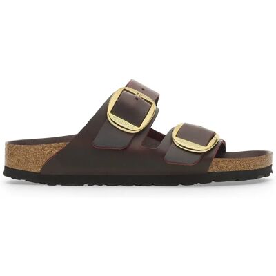 Sandales femme Birkenstock Arizona Big Buckle Oiled Leather Rouge 38 Étroit - Publicité Sandales femme Birkenstock Arizona Big Buckle Oiled Leather Rouge 38 Étroit - Publicité