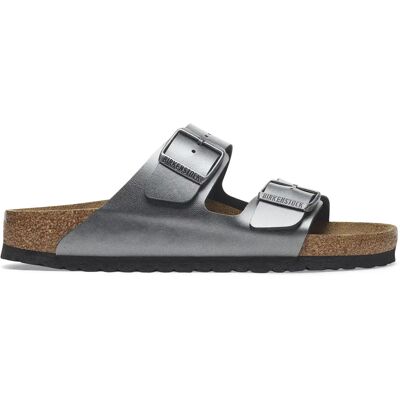Sandales femme Birkenstock Arizona Birko-Flor Gris 35 - Publicité Sandales femme Birkenstock Arizona Birko-Flor Gris 35 - Publicité