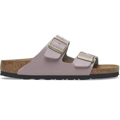 Sandales femme Birkenstock Arizona Birko-Flor Violet 38 Étroit - Publicité Sandales femme Birkenstock Arizona Birko-Flor Violet 38 Étroit - Publicité