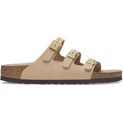 Sandales Birkenstock Florida Fresh Nubuk Beige 36 Étroit - Publicité Sandales Birkenstock Florida Fresh Nubuk Beige 36 Étroit - Publicité
