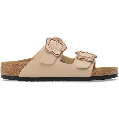 Sandales enfant Birkenstock Arizona Flower Birko-Flor Marron 32 - Publicité Sandales enfant Birkenstock Arizona Flower Birko-Flor Marron 32 - Publicité