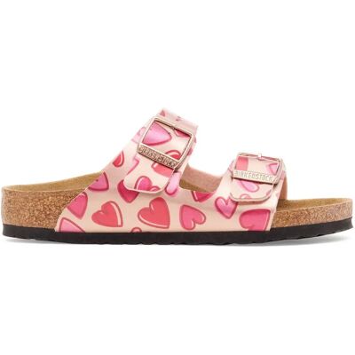 Sandales femme Birkenstock Arizona Birko-Flor Rose 38 Étroit - Publicité Sandales femme Birkenstock Arizona Birko-Flor Rose 38 Étroit - Publicité