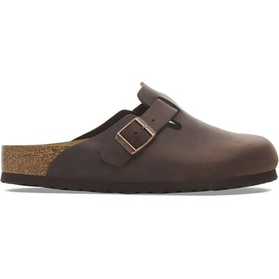 Sabots Birkenstock Boston Soft Footbed Oiled Leather Marron 40 - Publicité Sabots Birkenstock Boston Soft Footbed Oiled Leather Marron 40 - Publicité
