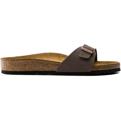 Sandales Birkenstock Madrid Birko-Flor Birkibuc Marron 35 - Publicité Sandales Birkenstock Madrid Birko-Flor Birkibuc Marron 35 - Publicité