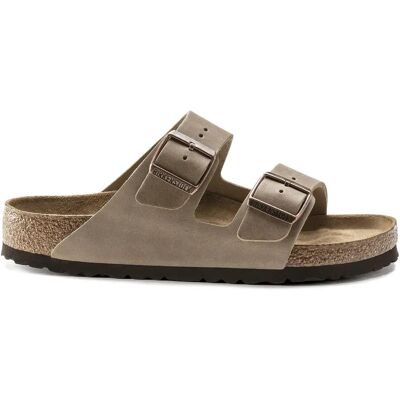 Sandales à lanière en cuir huilé Birkenstock Arizona SFB Marron 39 - Publicité Sandales à lanière en cuir huilé Birkenstock Arizona SFB Marron 39 - Publicité
