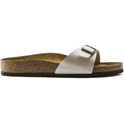 Sandales femme Birkenstock Madrid BS Birko-Flor Blanc 41 Étroit - Publicité Sandales femme Birkenstock Madrid BS Birko-Flor Blanc 41 Étroit - Publicité