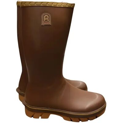 Bottes de pluie Rouchette Silo Marron 45 - Publicité Bottes de pluie Rouchette Silo Marron 45 - Publicité