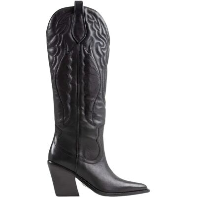 Bottes longues femme Bronx New-kole western Noir 42 - Publicité Bottes longues femme Bronx New-kole western Noir 42 - Publicité
