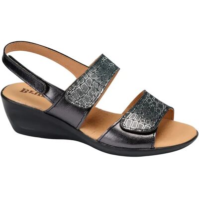 Sandales compensées femme Bruman 3566 Noir 35 - Publicité Sandales compensées femme Bruman 3566 Noir 35 - Publicité