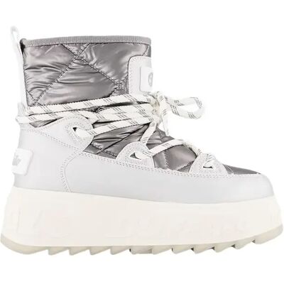 Bottines femme Buffalo Eliza Snow Argenté 40 - Publicité Bottines femme Buffalo Eliza Snow Argenté 40 - Publicité