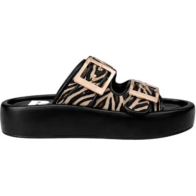 Sandales femme Buffalo Evelyn Ari Noir 40 - Publicité Sandales femme Buffalo Evelyn Ari Noir 40 - Publicité