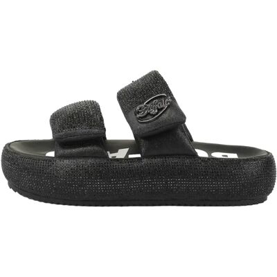 Sandales femme Buffalo Ibiza Slide Noir 40 - Publicité Sandales femme Buffalo Ibiza Slide Noir 40 - Publicité