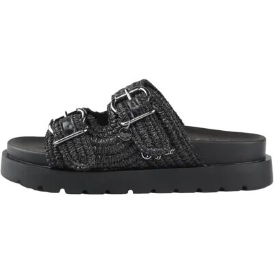 Claquettes femme Buffalo Raya Ari Noir 37 - Publicité Claquettes femme Buffalo Raya Ari Noir 37 - Publicité