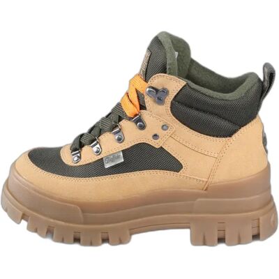 Bottines femme Buffalo Aspha Com Hike Mid Beige 39 - Publicité Bottines femme Buffalo Aspha Com Hike Mid Beige 39 - Publicité