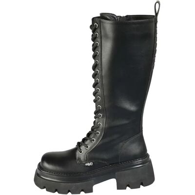 Bottines femme Buffalo Mave Lace Up Hi Noir 39 - Publicité Bottines femme Buffalo Mave Lace Up Hi Noir 39 - Publicité