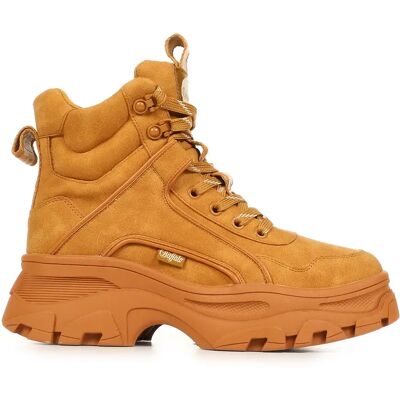 Bottines femme Buffalo Venom Mid Marron 37 - Publicité Bottines femme Buffalo Venom Mid Marron 37 - Publicité