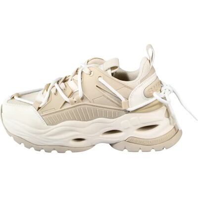 Baskets femme Buffalo Triplet Lace Beige 40 - Publicité Baskets femme Buffalo Triplet Lace Beige 40 - Publicité