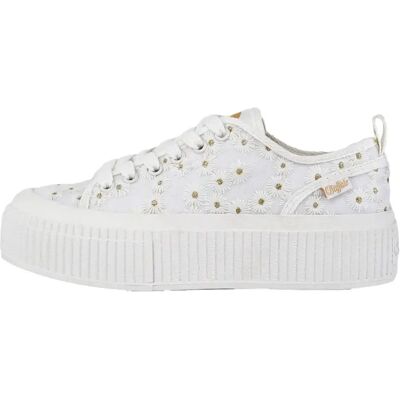 Baskets femme Buffalo Madison Bloom Blanc 37 - Publicité Baskets femme Buffalo Madison Bloom Blanc 37 - Publicité