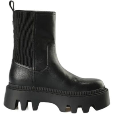 Bottines nappa vegan femme Buffalo Flora Chelsea Hi Noir 40 - Publicité Bottines nappa vegan femme Buffalo Flora Chelsea Hi Noir 40 - Publicité
