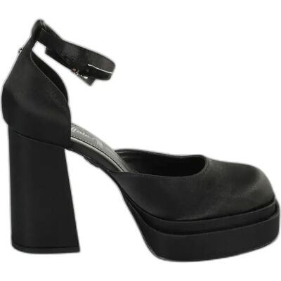Sandales compensées femme Buffalo May Dorsay Noir 38 - Publicité Sandales compensées femme Buffalo May Dorsay Noir 38 - Publicité