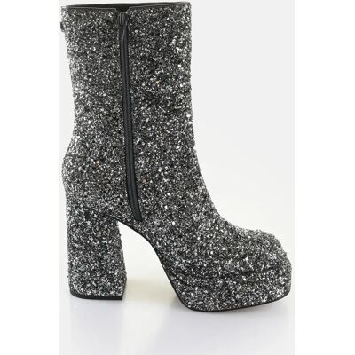 Bottines femme Buffalo May Ankle Glam Argenté 38 - Publicité Bottines femme Buffalo May Ankle Glam Argenté 38 - Publicité