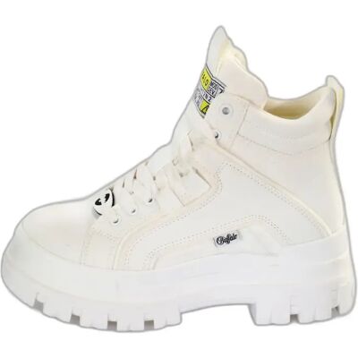 Baskets femme Buffalo Aspha NC MID Blanc 40 - Publicité Baskets femme Buffalo Aspha NC MID Blanc 40 - Publicité