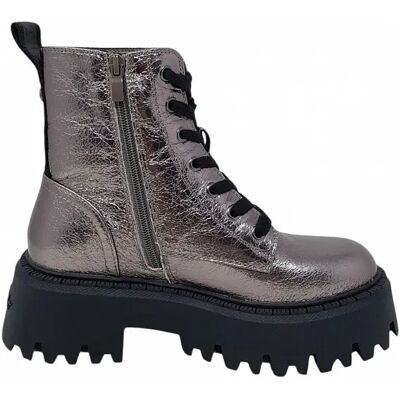 Bottines femme Buffalo Aspen Lace Up Mid Argenté 37 - Publicité Bottines femme Buffalo Aspen Lace Up Mid Argenté 37 - Publicité