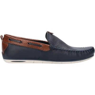 Mocassins en cuir Bugatti Slip-On Chesley Bleu 42 - Publicité Mocassins en cuir Bugatti Slip-On Chesley Bleu 42 - Publicité