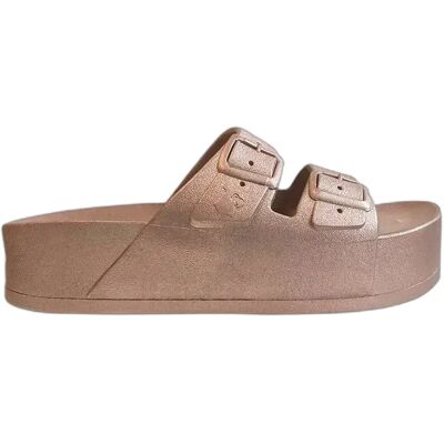 Sandales femme Cacatoès Caipirinha Metallic Beige 40 - Publicité Sandales femme Cacatoès Caipirinha Metallic Beige 40 - Publicité