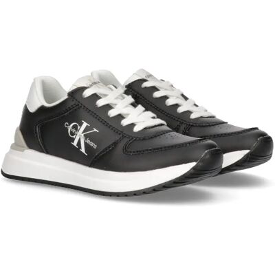 Baskets basses à lacets enfant Calvin Klein Noir 35 - Publicité Baskets basses à lacets enfant Calvin Klein Noir 35 - Publicité