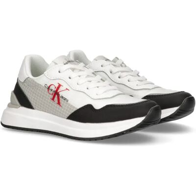 Baskets basses à lacets enfant Calvin Klein Noir 38 - Publicité Baskets basses à lacets enfant Calvin Klein Noir 38 - Publicité